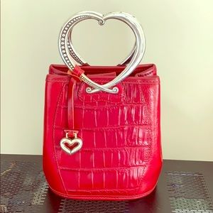 Vintage Heart Handle Bag